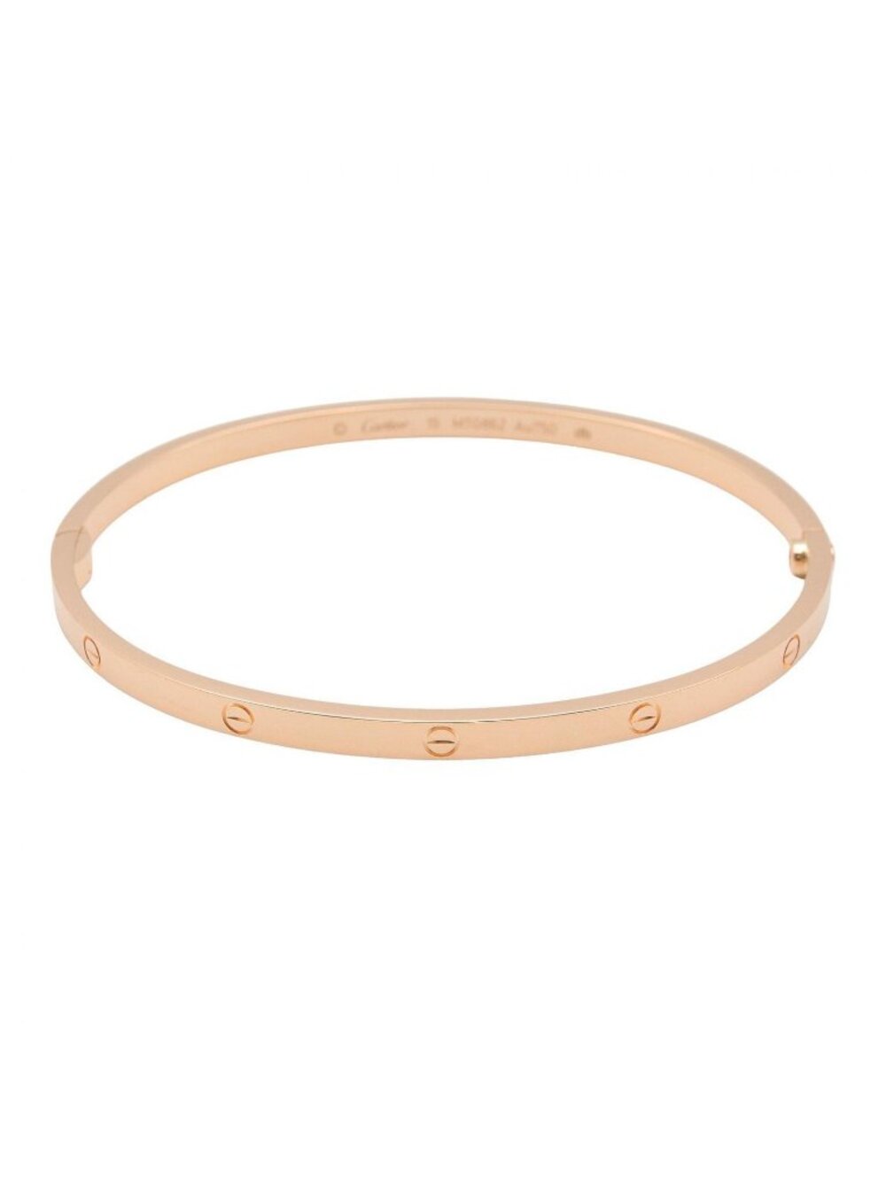 Cartier Bangle Love Bracelet SM 18 18k Pink Gold